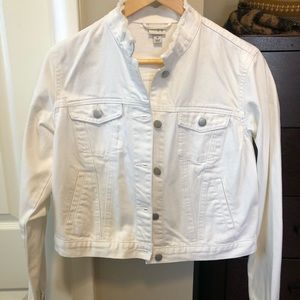 A New Day White Denim Jean Jacket